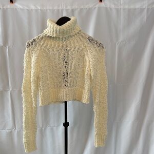Candela Cream Turtleneck Sweater